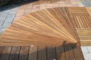 Holzterrassen Idee umgesetzt von Bach Garten- und Landschaftsbau aus Troisdorf