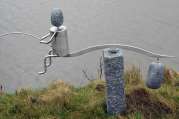 Gartendekoration Ideen aus Metall, Stein