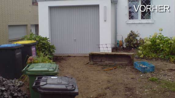 Gartenplanung bevor wir angefangen haben