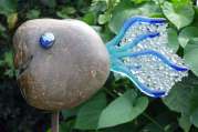 Gartendekoration Ideen aus Metall, Stein, Glas, Rost