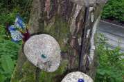 Gartendekoration Ideen aus Metall, Stein, Glas, Rost